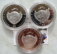 Palau 5 Dolarów 2009 Pacific Wildlife - 3 monety