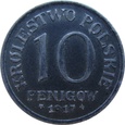 Królestwo Polskie 10 Fenigów 1917