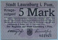 Lębork / Lauenburg - 5 Marek 1918
