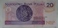 Polska 20 złotych 1994 seria GP