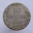Polska 10 Groszy 1840 MW
