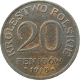 Królestwo Polskie 20 Fenigów 1918