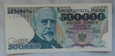 Polska 500 000 Złotych 1990 seria L - UNC