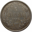 Bułgaria 5 Lewa 1885