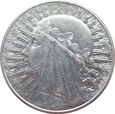 Polska 10 Złotych 1932 b.z. Głowa Kobiety