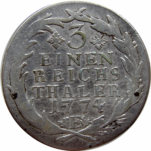 Niemcy Prusy 1/3 Talara 1774 E