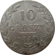 Polska 10 Groszy 1840