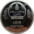 Mongolia 100 Tugrik 2008 Wielki Mur Chiński