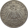 Niemcy 3 Marki 1909 Wirtembergia