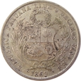 Peru Un Sol 1869