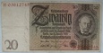 Niemcy 20 Reichsmark 1929 seria H (L)