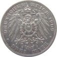 Niemcy 3 Marki 1909 Saksonia