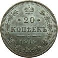 Rosja 20 Kopiejek 1916