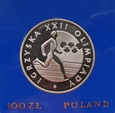 Polska / PRL 100 Złotych 1980 XXII Olimpiada 