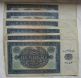 Niemcy / DDR 100 Marek 1948 seria B - 6 banknotów