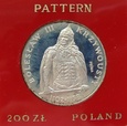 Polska / PRL 200 Złotych Bolesław III Krzywousty 1982 próba