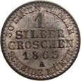 Niemcy 1 Silbergroschen 1863 A Prusy