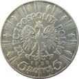 Polska 5 złotych 1938 Piłsudski 