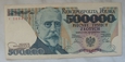 Polska 500 000 Złotych 1990 seria Y