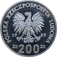 Polska / PRL 200 Złotych MŚ Meksyk 1985 próba