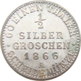 Niemcy 1/2 Silbergroschen 1866 A Prusy