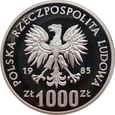 Polska / PRL 1000 Złotych Wiewiórka 1985 próba