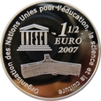 Francja 1 1/2 Euro Mur Chiński 2007