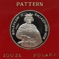 Polska / PRL  200 złotych Śmiały 1981 próba półpostać