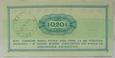 Polska Pewex 20 Centów 1969 seria GN