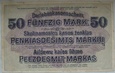 Polska / okupacja  50 Marek 1918 Kowno seria E