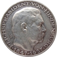 Niemcy medal / 5 Marek 1927 D Hindenburg