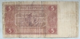 Polska 5 Złotych 1948 seria AD