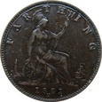 Wielka Brytania Farthing 1881 H