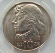 Polska / PRL 10 Złotych 1966 Kościuszko PCGS MS65