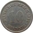 Niemcy 10 Pfennig 1914 F
