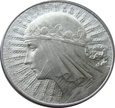 Polska 10 Złotych 1932 Głowa Kobiety