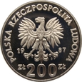 Polska / PRL 200 złotych ME 1987 próba