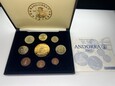 Andora - 2003 - próbne euro - set 9 sztuk 