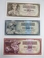 Jugosławia - zestaw banknotów - 3 sztuki