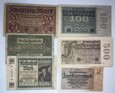 Niemcy - zestaw banknotów - 6 sztuk