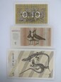 Litwa - zestaw banknotów - 3 sztuki