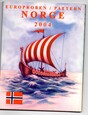 Norwegia - 2004 - próbne euro - set 8 sztuk 