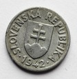 Słowacja, 5 Halerzy 1942 Rzadka!