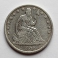 USA, Half Dollar 1856 O Ag