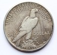 USA, Dolar 1921 Peace High Relief 