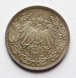Niemcy, Kaiserreich, 50 Pfennig 1900 J RZADKA!