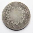 Francja, 5  Franków AN 12  M Toulouse Napoleon I Konsul