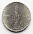 III Rzesza, 5 Reichsmark 1934 A Kościół z datą