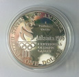 USA, Dolar 1996 P Tenis Ziemny Atlanta Ag PROOF