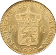 Holandia 10 Guldenów 1925 r. Wilhelmina